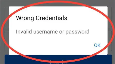 Creating a User with Invalid Credentials