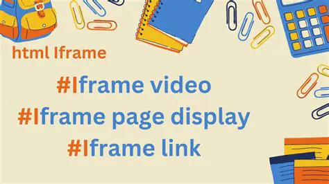 Creating an Iframe for Main Video