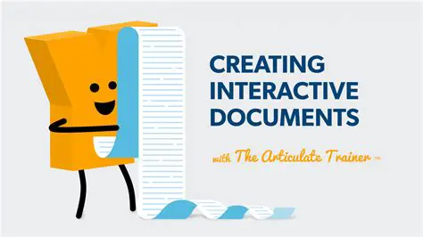 Creating interactive documents