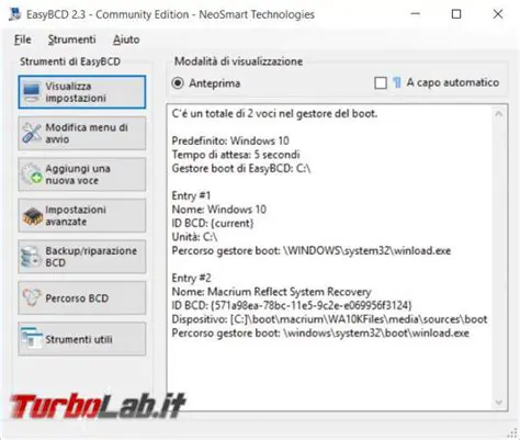 Creazione di immagini di bootloader