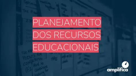 Criar recursos educacionais