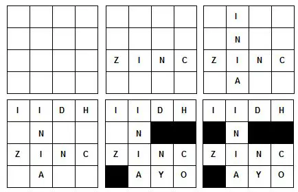 Crossword Puzzle Generation Algorithm