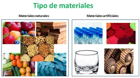 Cuerpos similares hechos de distintos materiales