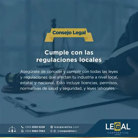 Cumplir con las regulaciones