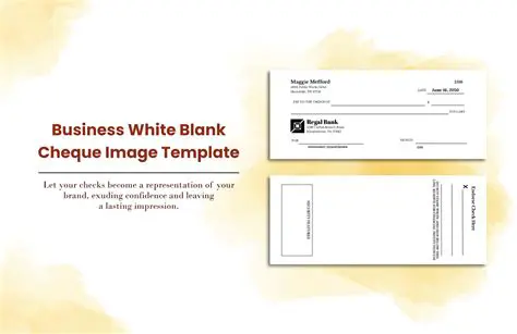 Customizable Cheque Templates