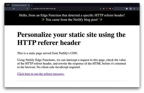 Customizable Referer Header