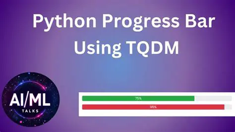 Customizing the TQDM Progress Bar