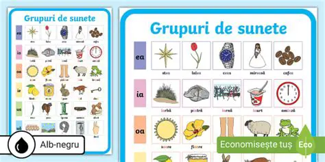 Cuvinte cu Grupuri de Sunete