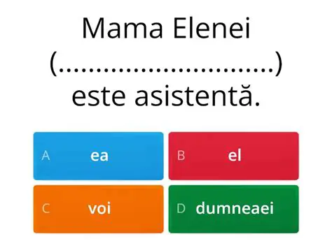 Cuvintele subliniate cu pronume personale