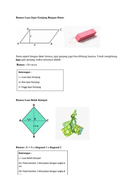 Dapat dibagi menjadi dua segitiga