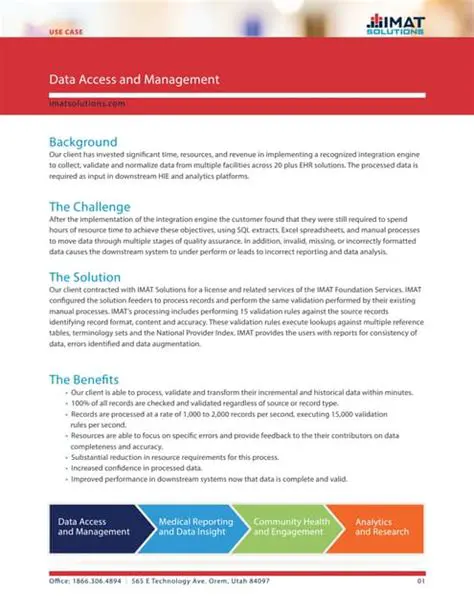 Data Access and Management