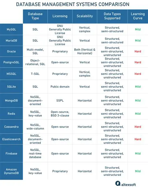 Database Tables Used in the Lecturer Information System