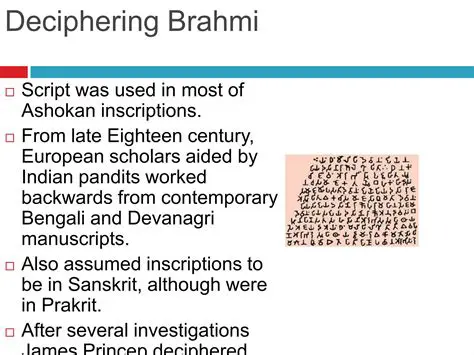 Deciphering the Sanskrit Text