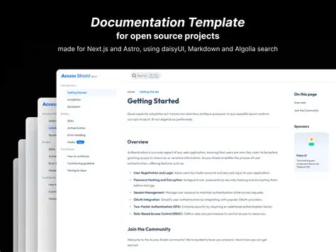 Dedicated Documentation Page