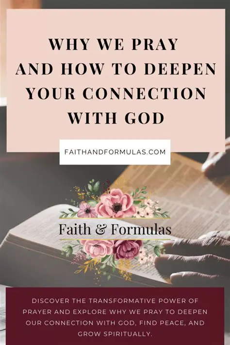 Deepen your connection with God