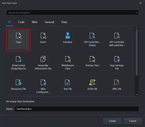 Defining the IUserService Interface