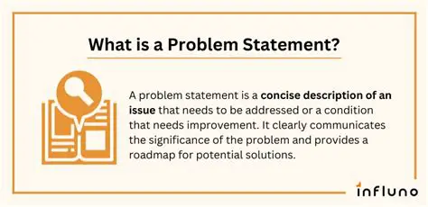 Defining the problem statement
