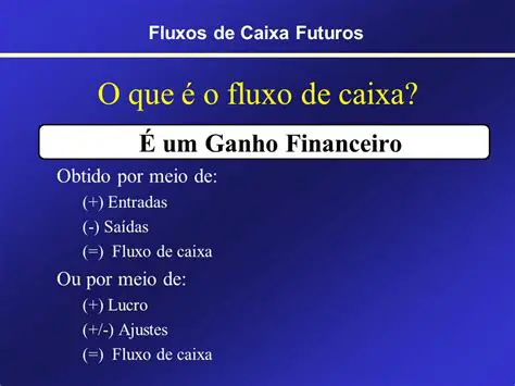 Definir os fluxos de caixa futuros
