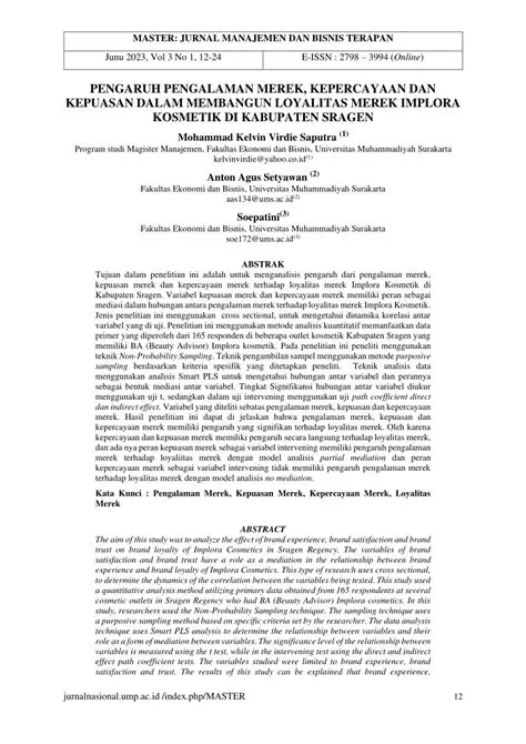 Definisi Kepercayaan Merek