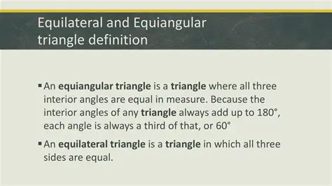 Definition of Equiangular and Scalene Triangles