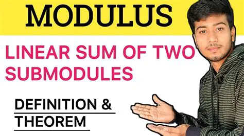 Definition of Sum of Submodules