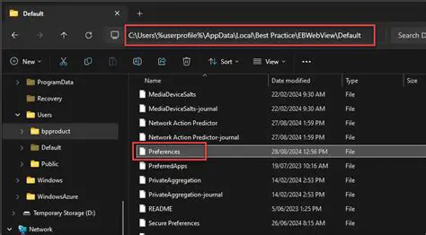 Delete the preferences file