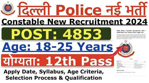 Delhi Police Constable Recruitment 2024: A Comprehensive Guide