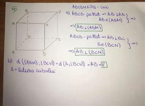 Demonstrarea OM perpendicular cu AB