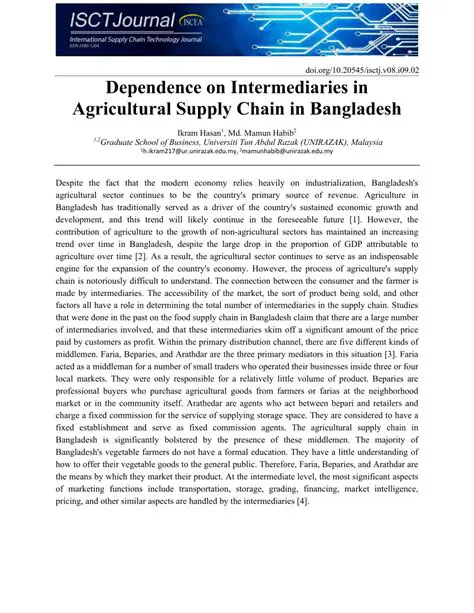 Dependence on Intermediaries