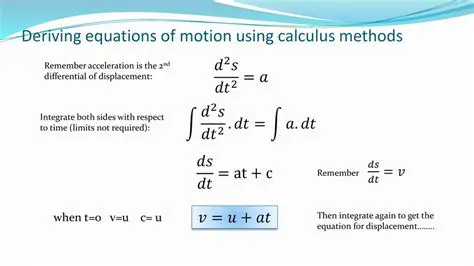 Deriving the Equations of Motion
