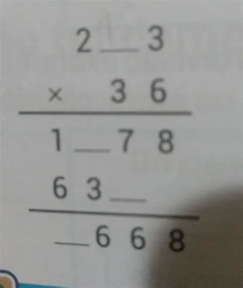 Descubra os Algarismo que Faltam