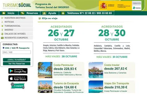 ¡Última Hora! Descubra las Plazas Libres para los Viajes Imserso: Guía Completa y Actualizada