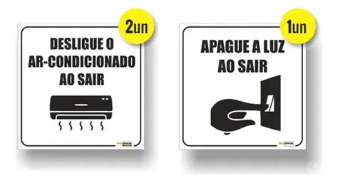 Desligue os aparelhos ao sair da casa