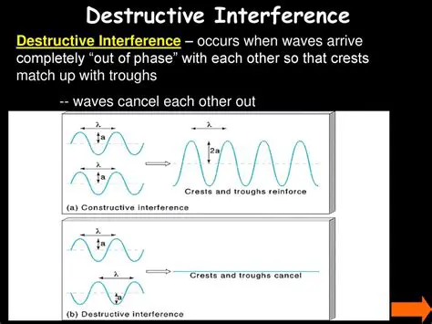 Destructive interference only occurs with sound waves