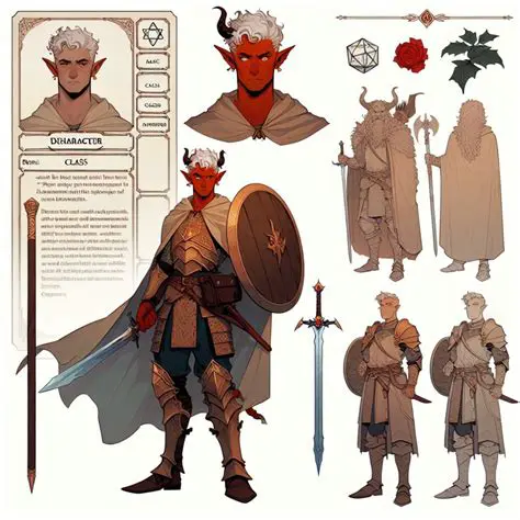 Detailed character designs