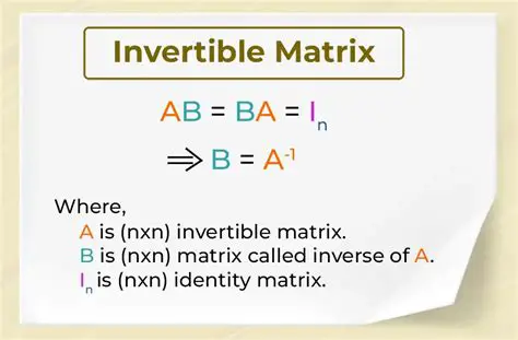 Determine the invertibility of a matrix