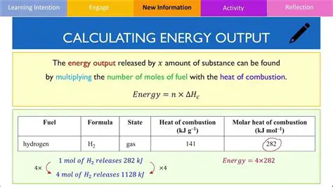 Determining the Amount of Energy Released