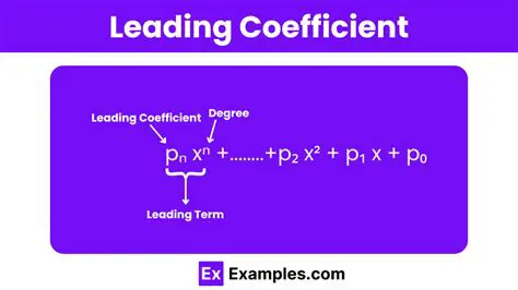 Determining the Leading Coefficient