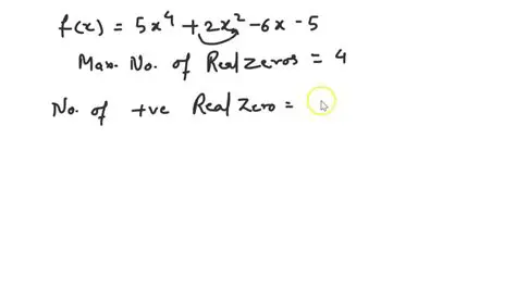 Determining the Number of Real Zeros