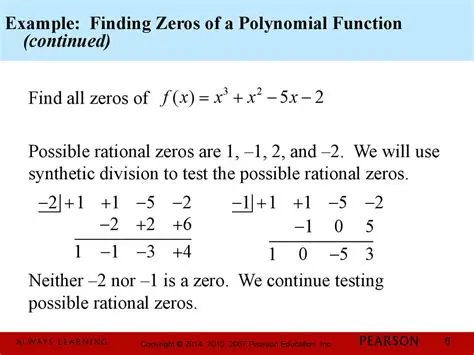 Determining the Possible Combinations of Zeros