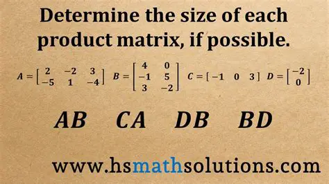 Determining the Resulting Matrix Size
