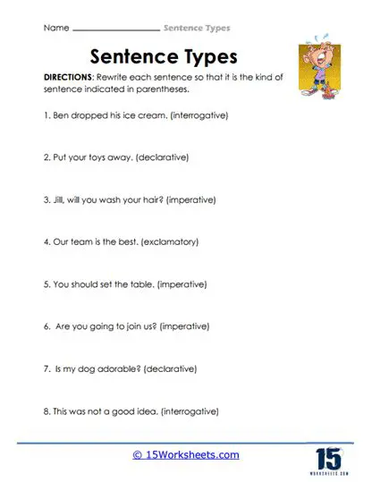 Determining the Type of Sentence