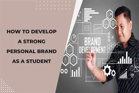 Develop a strong personal brand