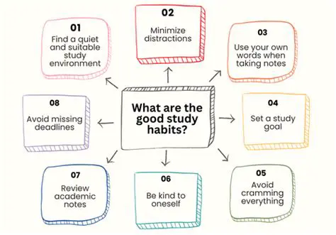 Develop effective study habits