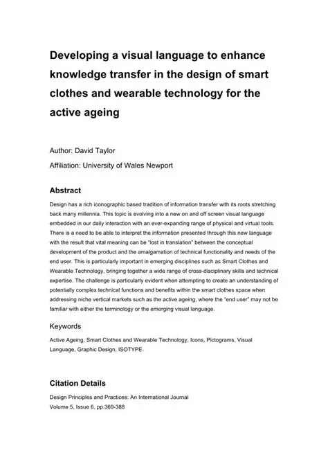 Developing a Visual Language