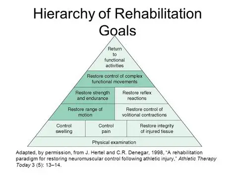 Development of rehabilitation and psychological support strategies