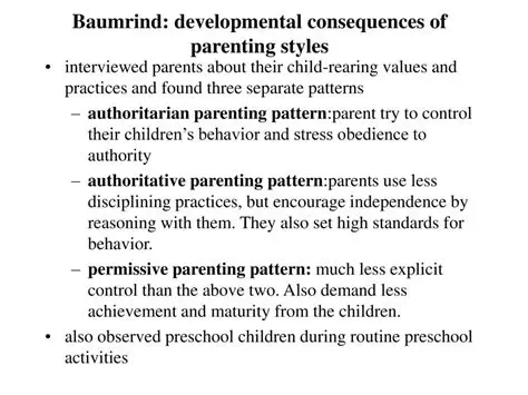 Developmental Consequences