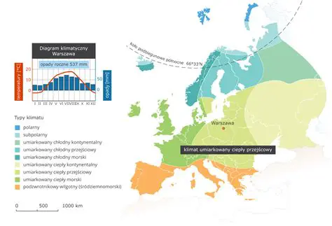 Diagram Klimatyczny dla Warszawy