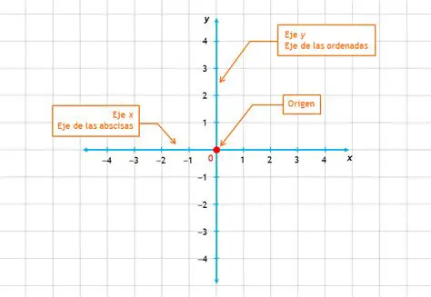 Dibujar un eje x y un eje y