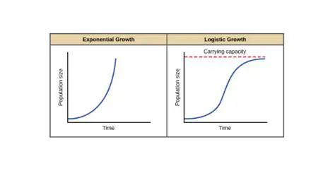 Differences between Exponential and Logistic Growth